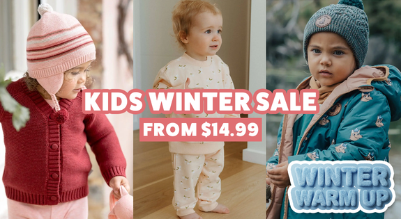 Shop the WINTER WARM UP - Kids Winter Sale from $14.99 sale