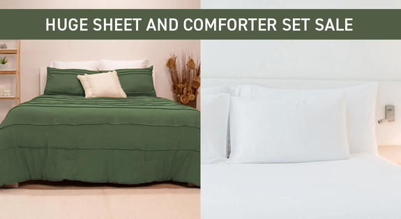 Shop the Huge Sheet and Comforter Set Sale! sale