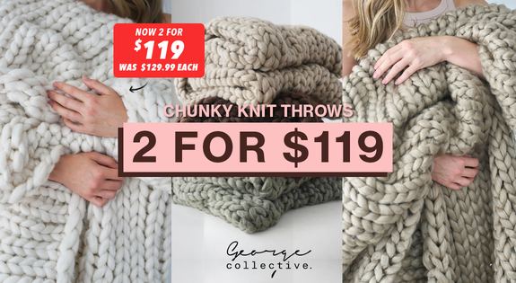 Shop the Chunky Knits - 2 for $119 sale