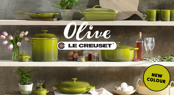 Shop the Fresh from Le Creuset: Introducing Olive! sale