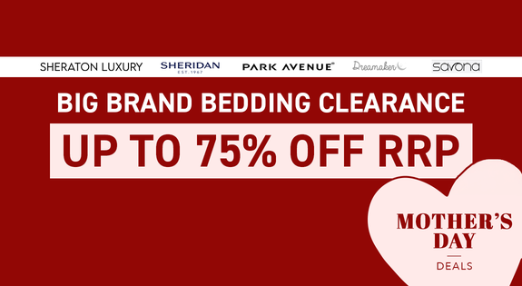 Shop the Big Brand Bedding Clearance - Up to 75% off RRP! sale