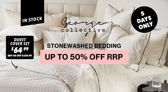 Shop the IN STOCK - Stonewashed Bedding Up to 50% Off RRP - 5 DAYS ONLY sale