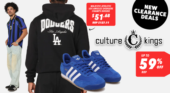 Shop the Culture Kings - New Clearance Deals - Up to 59% Off RRP sale