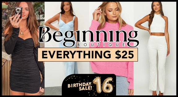 Shop the Beginning boutique Everything $25! sale