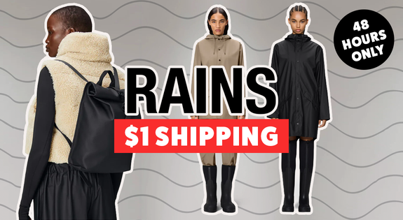 Shop the Rains - $1 Shipping! 48 Hours Only! sale