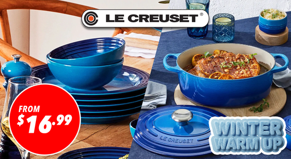Shop the WINTER WARM UP - Le Creuset From $16.99! sale