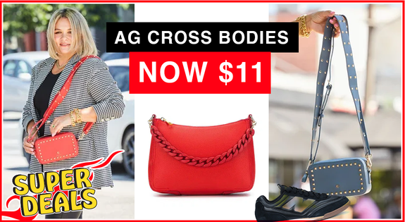 Shop the SUPER DEAL - AG47 Crossbody Bags NOW $11 and More! sale