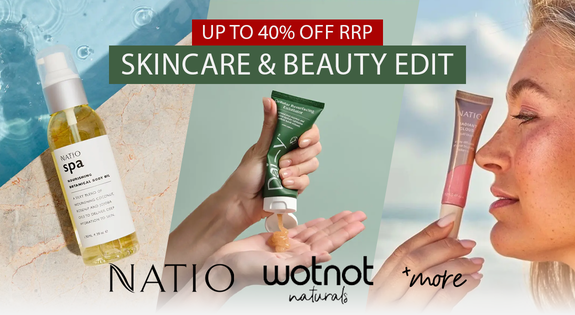 Shop the Skincare & Beauty Edit - Natio, Wotnot & More - Up to 40% Off RRP sale