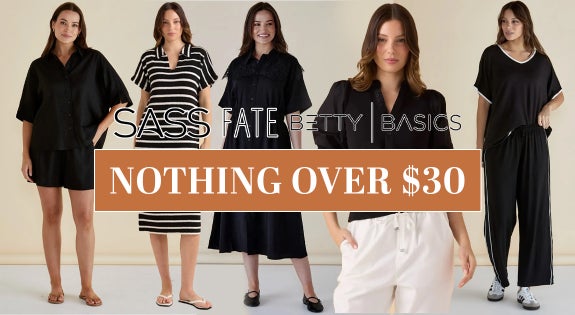 Shop the Sass, Betty and Fate Nothing over $30! sale