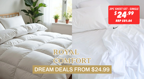 Shop the Royal Comfort - Dream Deals From $24.99! sale
