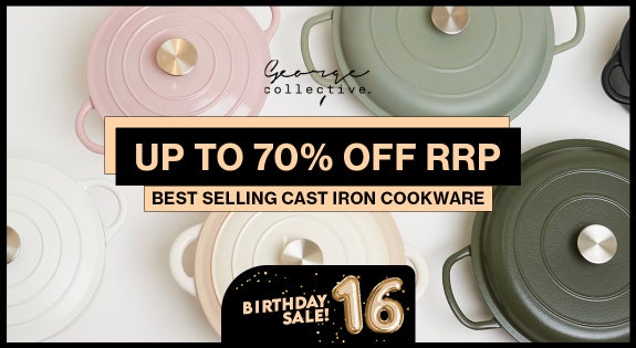 Shop the Best Selling Cast iron Cookware - Up to 70% off RRP! sale