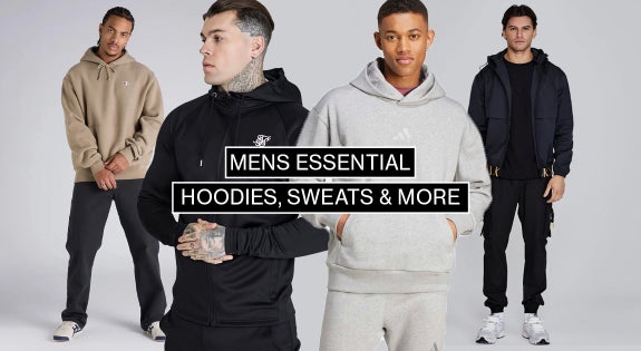Shop the Mens essential hoodies, sweats and more sale
