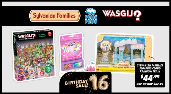 Shop the Sylvanian Families, Wasgij, Plus-Plus puzzles! sale