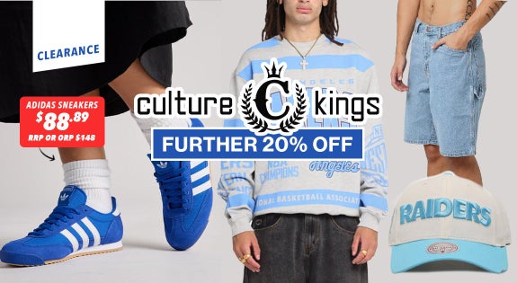 Shop the Culture Kings Clearance - Further 20% Off sale