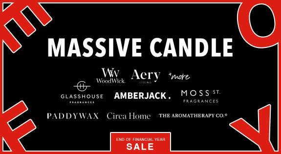 Shop the Massive Candle EOFY - Glasshouse, Paddywax, The Aromatherapy Co. and more from $12.99! sale