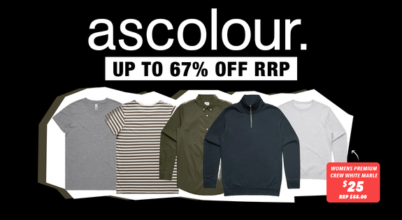 Shop the AS COLOUR - Up to 67% Off RRP! sale