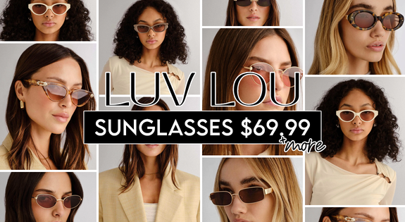 Shop the All Luv Lou Sunglasses $69.99 & More sale