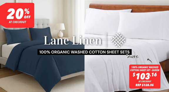 Shop the Lane Linen - 100% Organic Washed Cotton Sheet Sets and More! sale