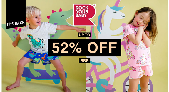 Shop the Rock Your Baby is Back! Up to 52% off RRP! sale