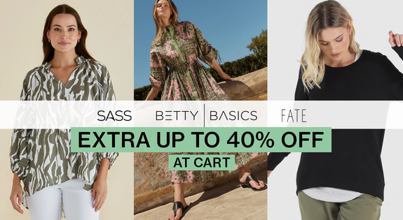 Shop the Betty, Sass and Fate Extra Up To 40% off at cart sale
