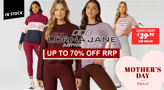 Shop the Lorna Jane Clearance Up to 70% off - IN STOCK sale