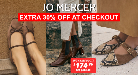 Shop the Jo Mercer Designer Footwear - Extra 30% Off at Checkout! sale