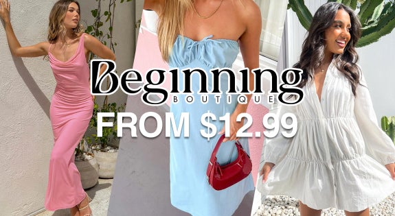 Shop the Beginning Boutique From $12.99! sale
