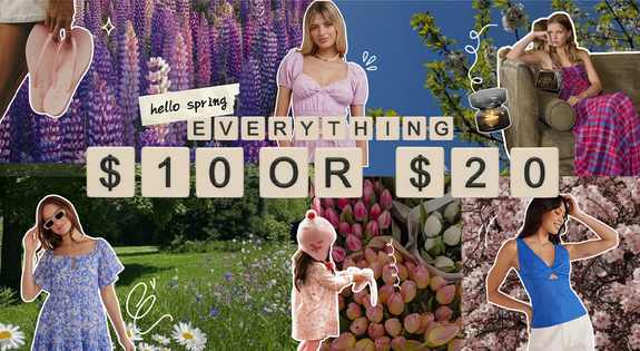 Shop the Everything $10 or $20 sale