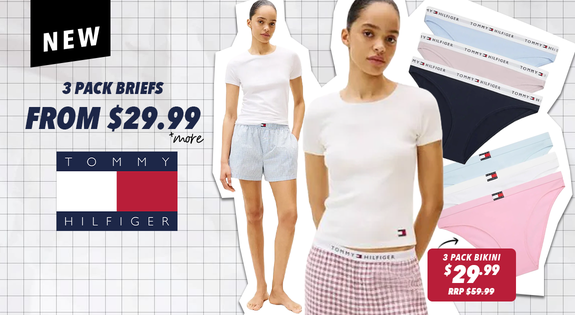 Shop the New Tommy Hilfiger 3 Pack Briefs From $29.99 & More sale
