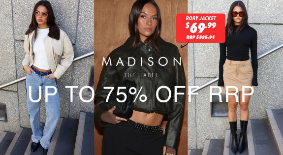 Shop the Madison The Label - Up to 75% Off RRP sale