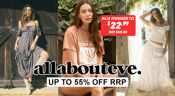 Shop the All About Eve Up to 55% off RRP sale