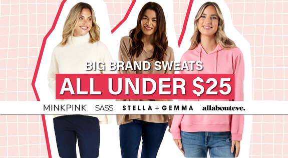 Shop the Big Brand Sweats All Under $25 sale