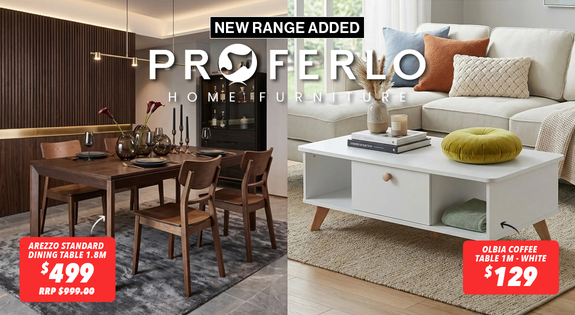 Shop the Proferlo Furniture - Up to 63% OFF RRP!! sale