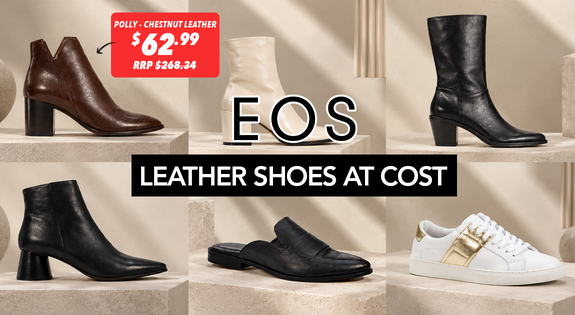 Shop the EOS Leather Shoes at Cost! sale