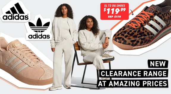 Shop the adidas & adidas Originals - New Clearance Range at Amazing Prices sale