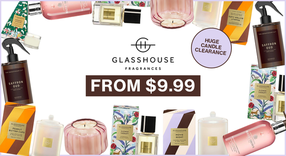 Shop the Huge Glasshouse Candle Clearance From $9.99! sale
