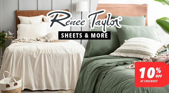 Shop the Renee Taylor Sheets and More! 10% off at Checkout! sale