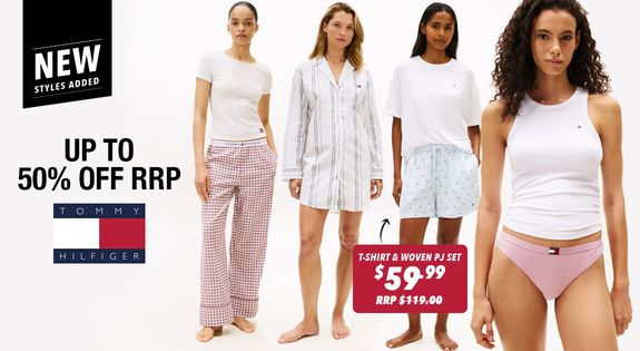 Shop the New Styles Added Tommy Hilfiger! Up to 50% Off RRP sale