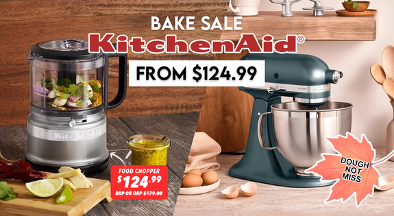 Shop the Dough Not Miss – KitchenAid Bake Sale – From $124.99! sale