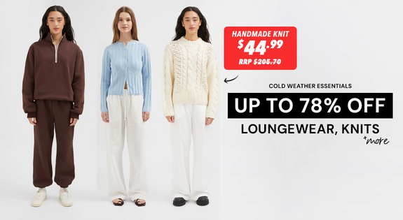 Shop the Cold Weather Essentials – Up to 78% Off Loungewear, Knits & More sale