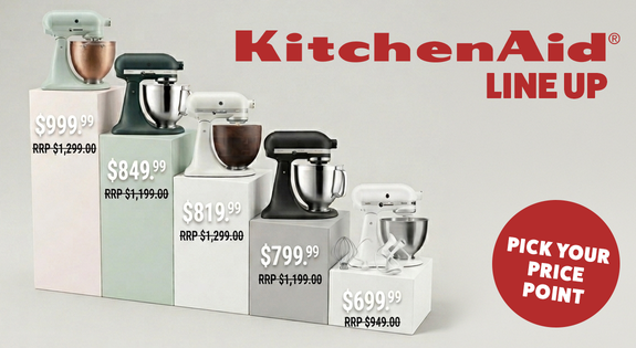 Shop the The KitchenAid Line Up - Pick your Price Point! sale