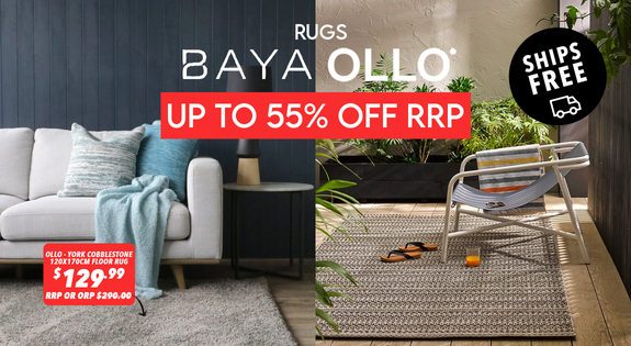 Shop the Baya & Ollo Rugs - Up to 55% off RRP and Free Shipping! sale
