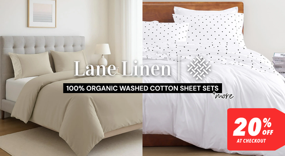 Shop the Lane Linen - 100% Organic Washed Cotton Sheet Sets and More! sale