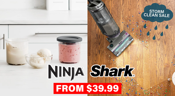 Shop the Storm Clean Sale – Shark Ninja from $39.99 sale