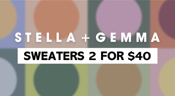Shop the Stella & Gemma - Sweaters 2 for $40 sale