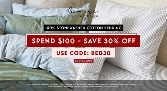 Shop the 100% Stonewashed Bedding - Spend $100 Save 30% sale