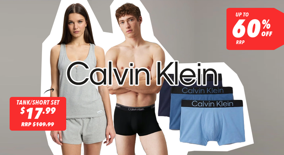 Shop the Calvin Klein & More - Amazing Prices Up To 50% Off RRP sale
