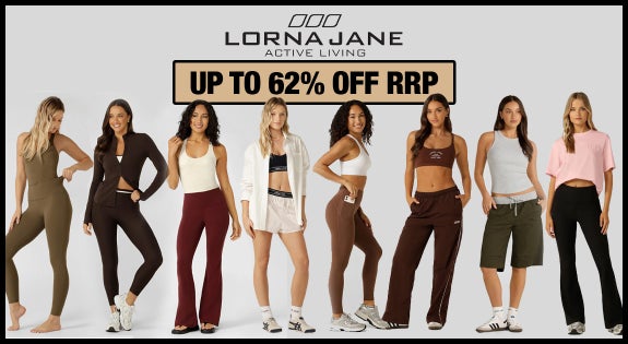 Shop the Lorna Jane up to 62% off RRP!! sale