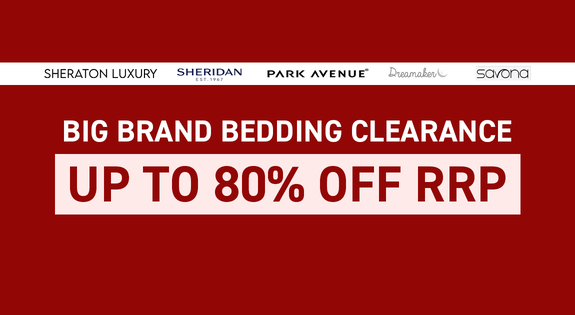Shop the Big Brand Bedding Clearance - Up to 80% off RRP! sale