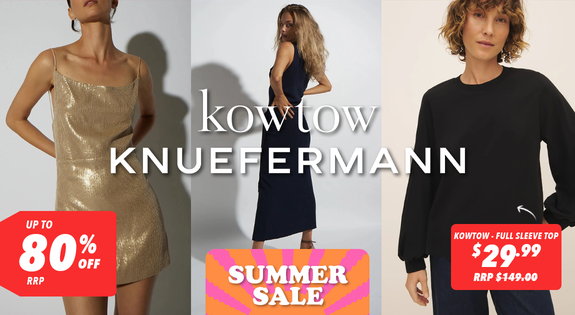 Shop the Knuefermann & Kowtow Fashion Savings - Up to 80% Off RRP sale